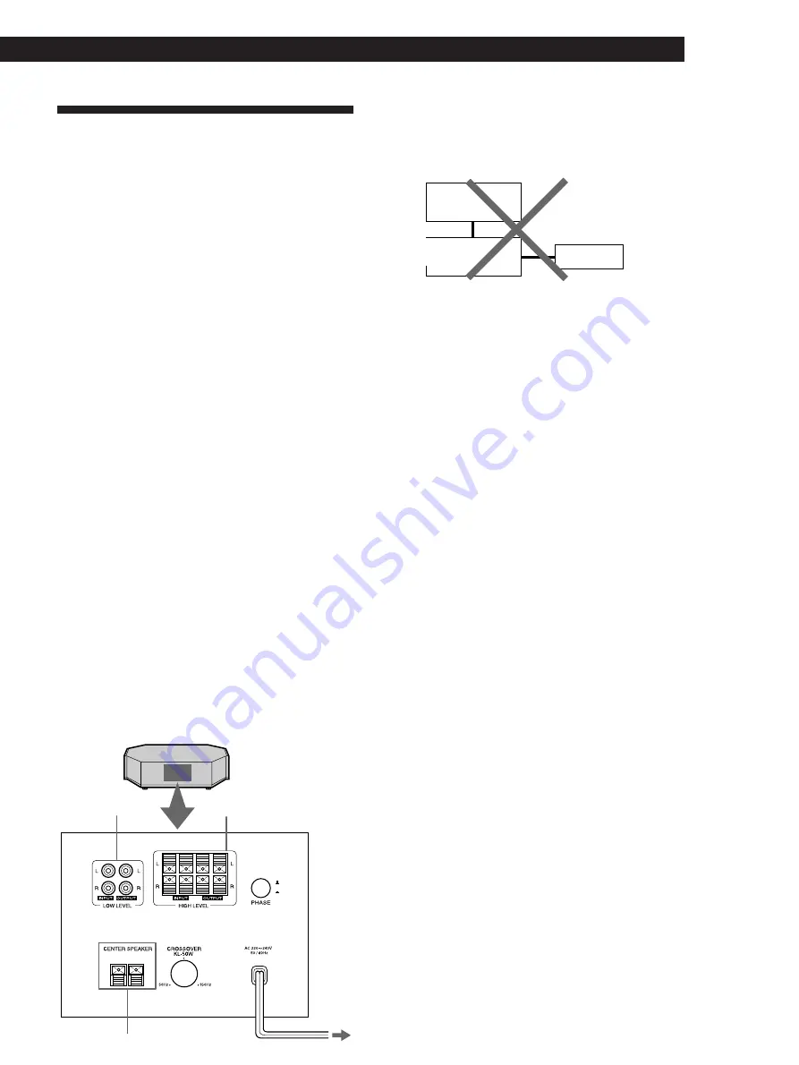 Sony SA-KL50W Operating Instructions Manual Download Page 45