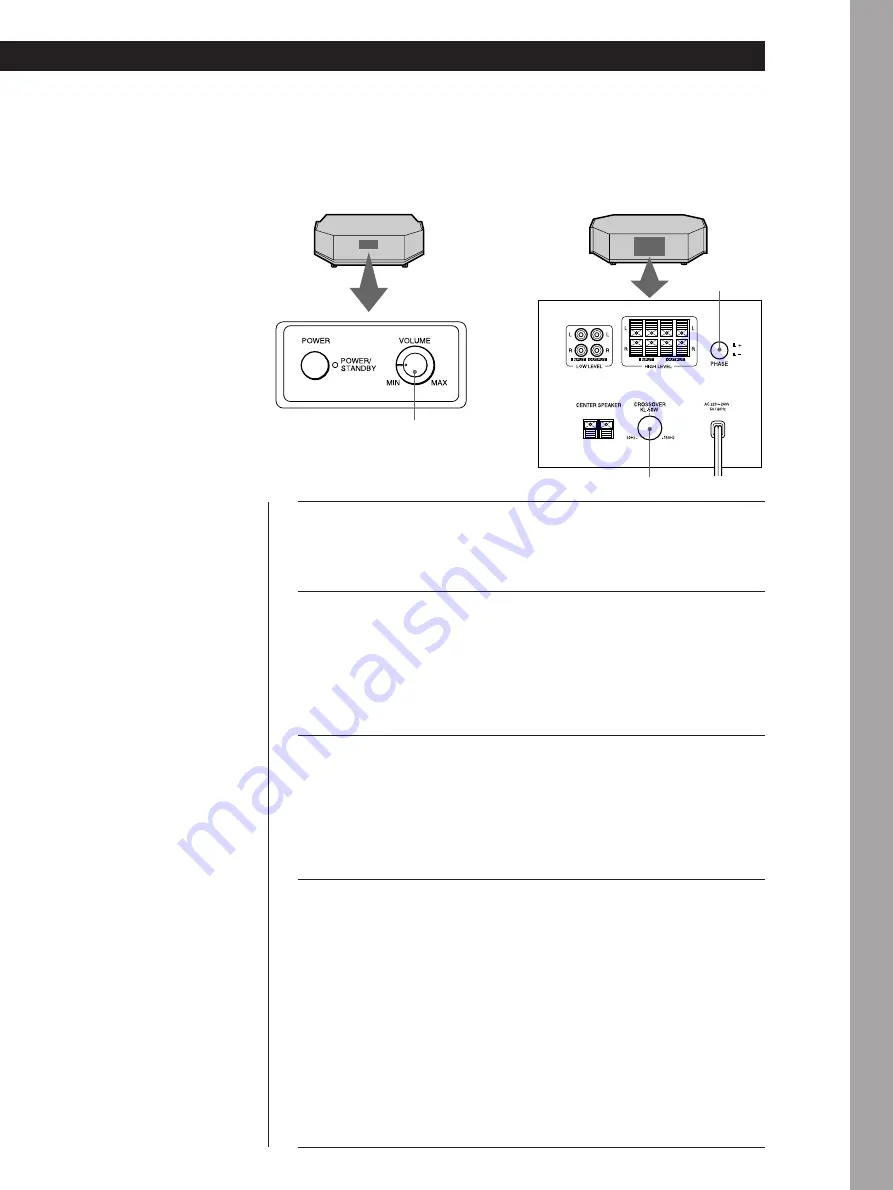 Sony SA-KL50W Operating Instructions Manual Download Page 71