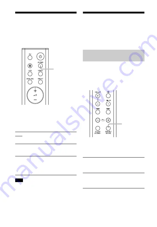 Sony SA-WMT300 Operating Instructions Manual Download Page 24