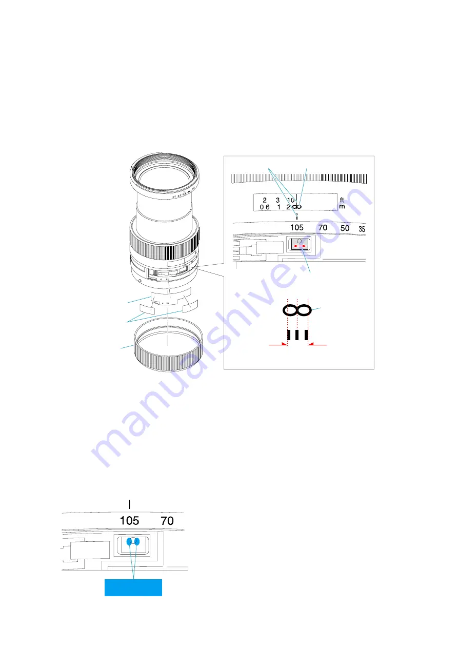 Sony SAL16105 - Zoom Lens - 16 mm Service Manual Download Page 74