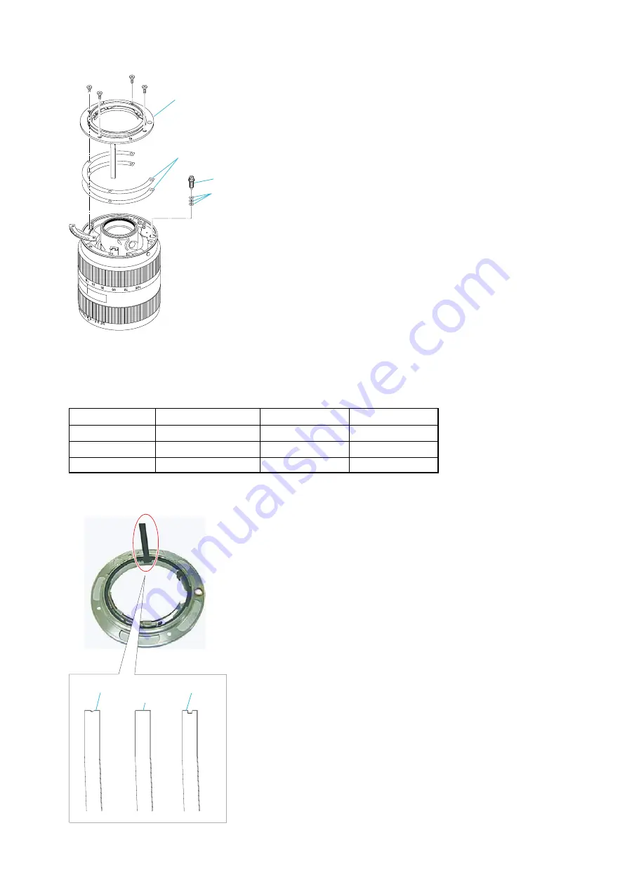 Sony SAL16105 - Zoom Lens - 16 mm Service Manual Download Page 148