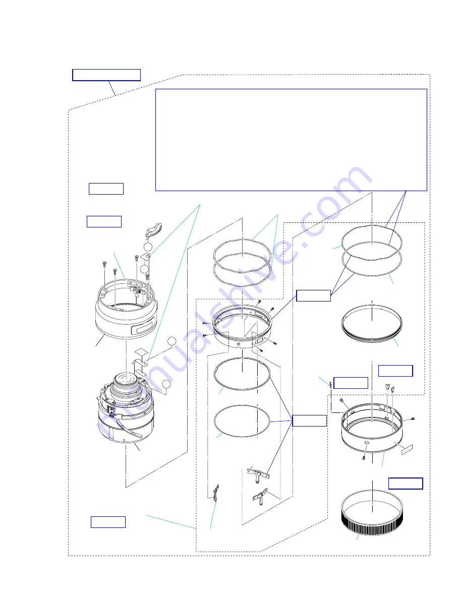 Sony SAL50M28 - 50mm f/2.8 Macro Lens Service Manual Download Page 10