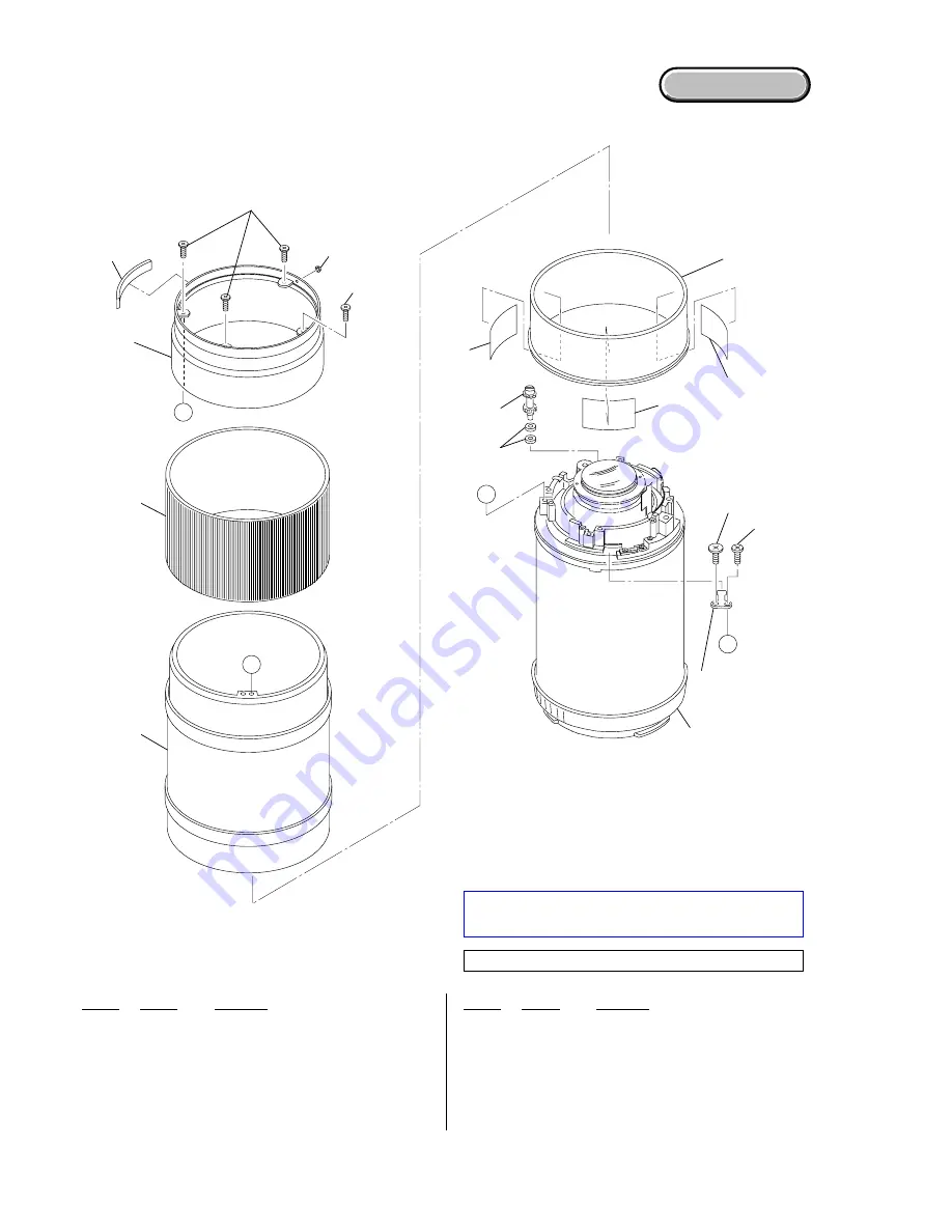 Sony SAL75300 - Telephoto Zoom Lens Service Manual Download Page 24