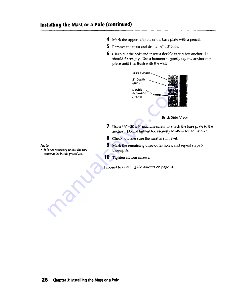 Sony SAN-18D1 Installation Manual Download Page 26