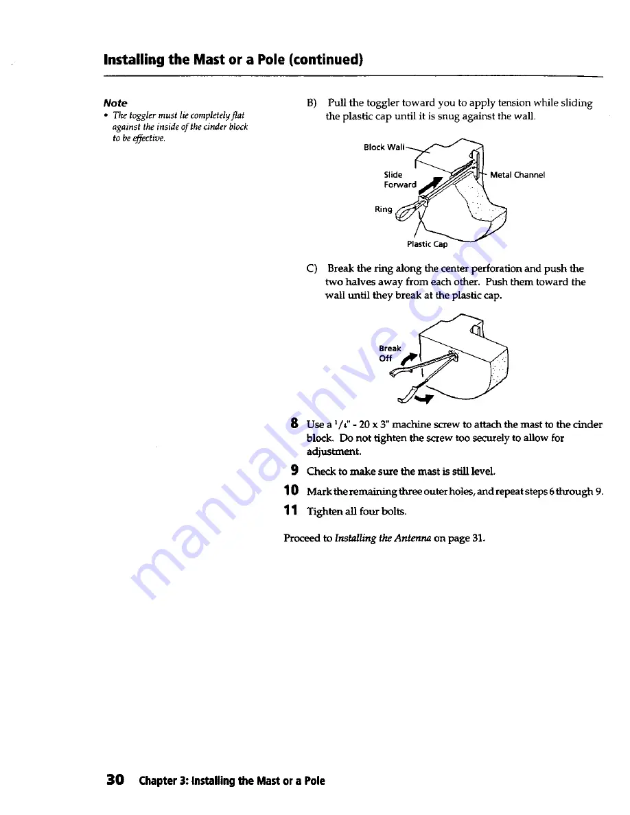 Sony SAN-18D1 Installation Manual Download Page 30