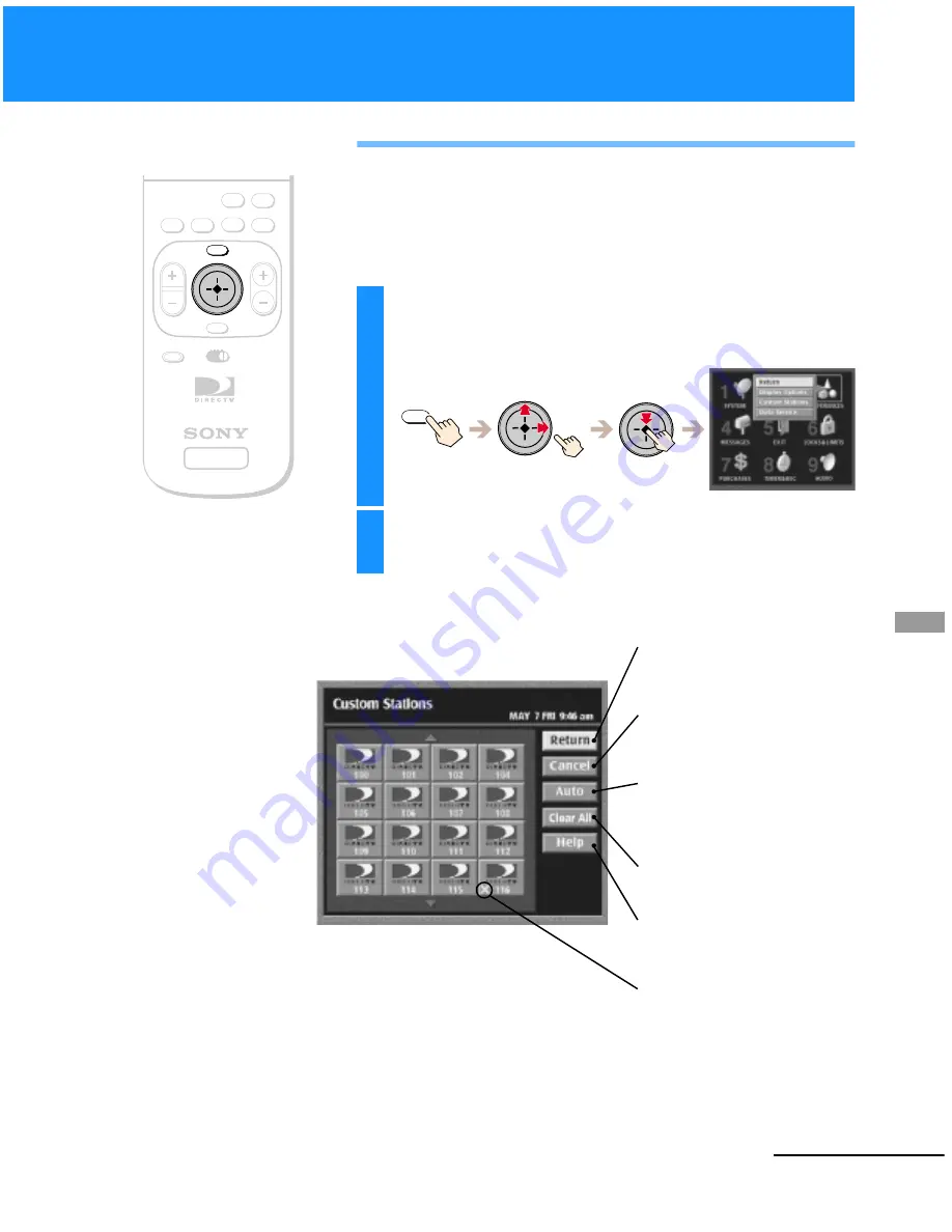 Sony SAT-A50 - Digital Satellite System Operating Instructions Manual Download Page 49