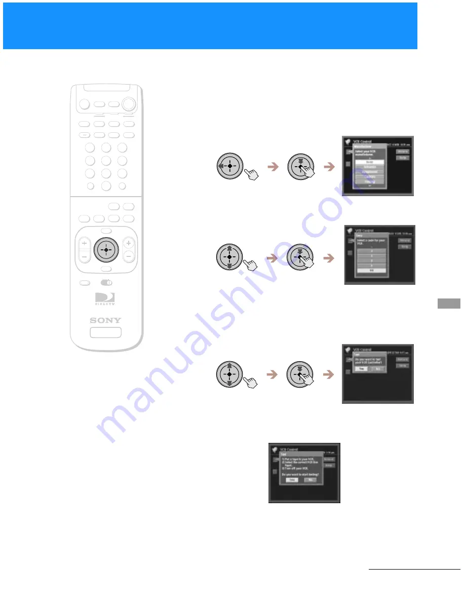 Sony SAT-A55 RM-Y802 Operating Instructions Manual Download Page 27