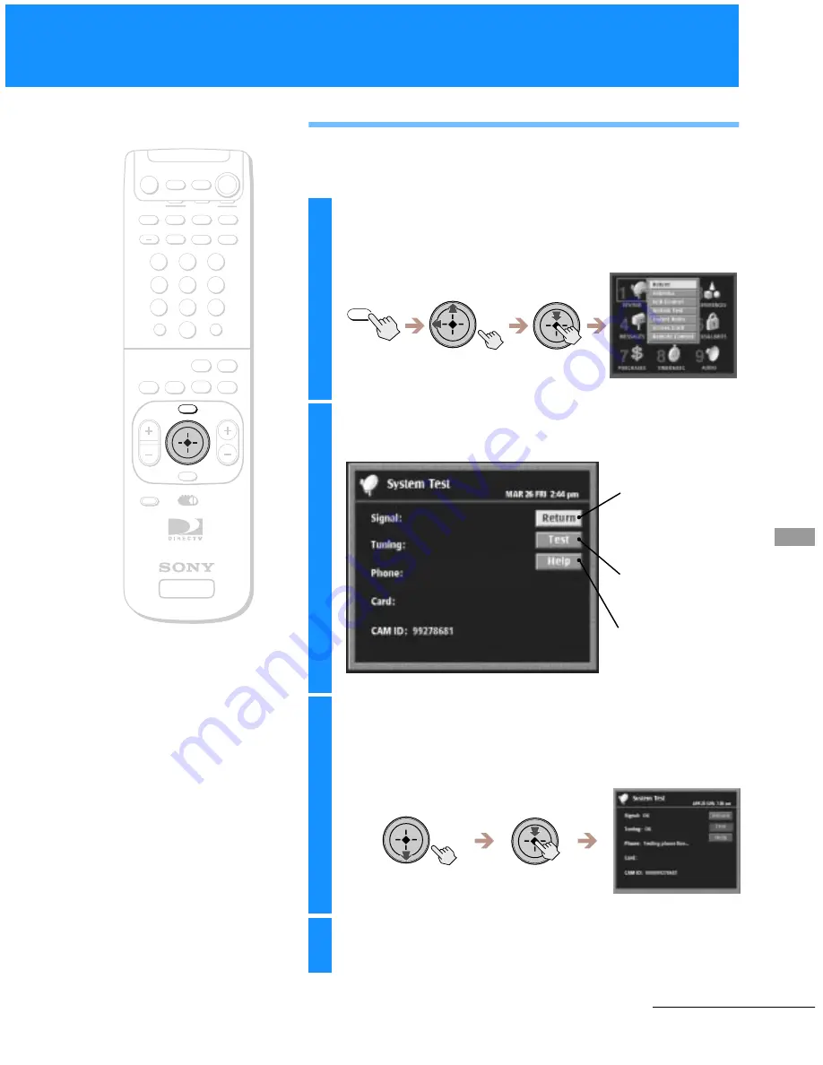 Sony SAT-A55 RM-Y802 Operating Instructions Manual Download Page 29