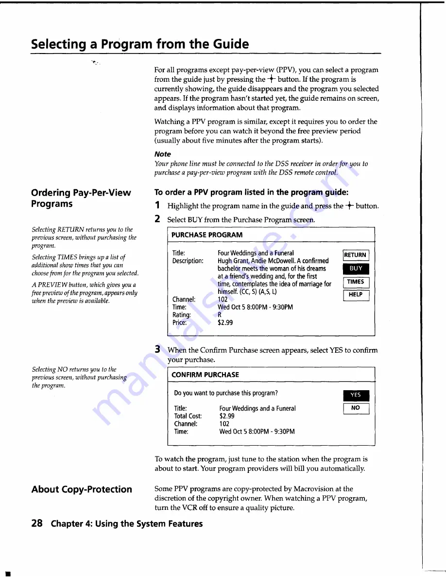 Sony SAT-B1 - Digital Satellite System Operating Instructions Manual Download Page 26