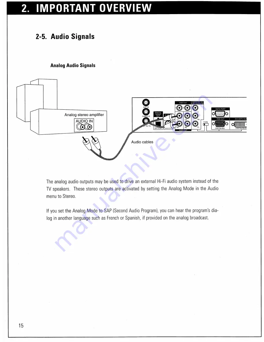 Sony SAT-HD300 - High Definition Satellite Receiver Operating Instructions Manual Download Page 16