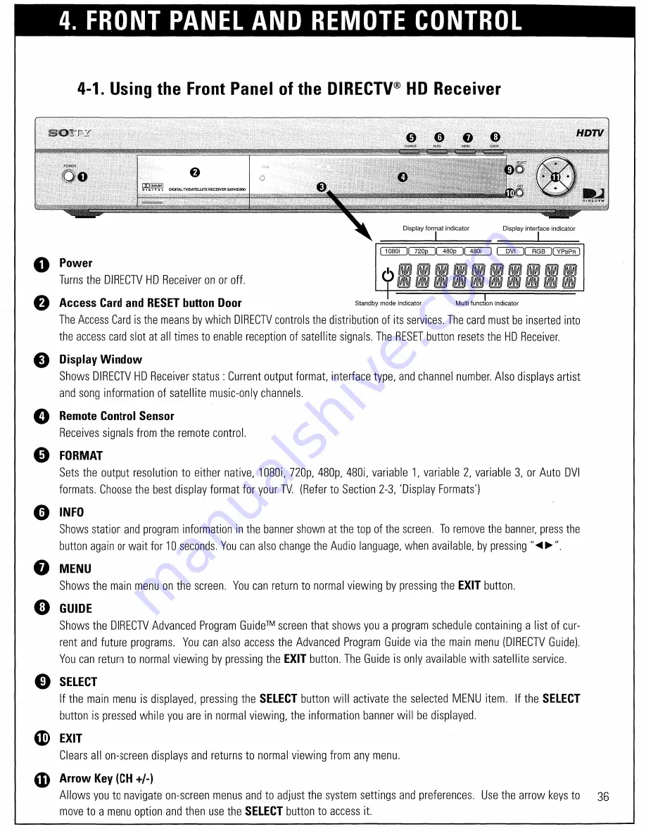 Sony SAT-HD300 - High Definition Satellite Receiver Скачать руководство пользователя страница 37