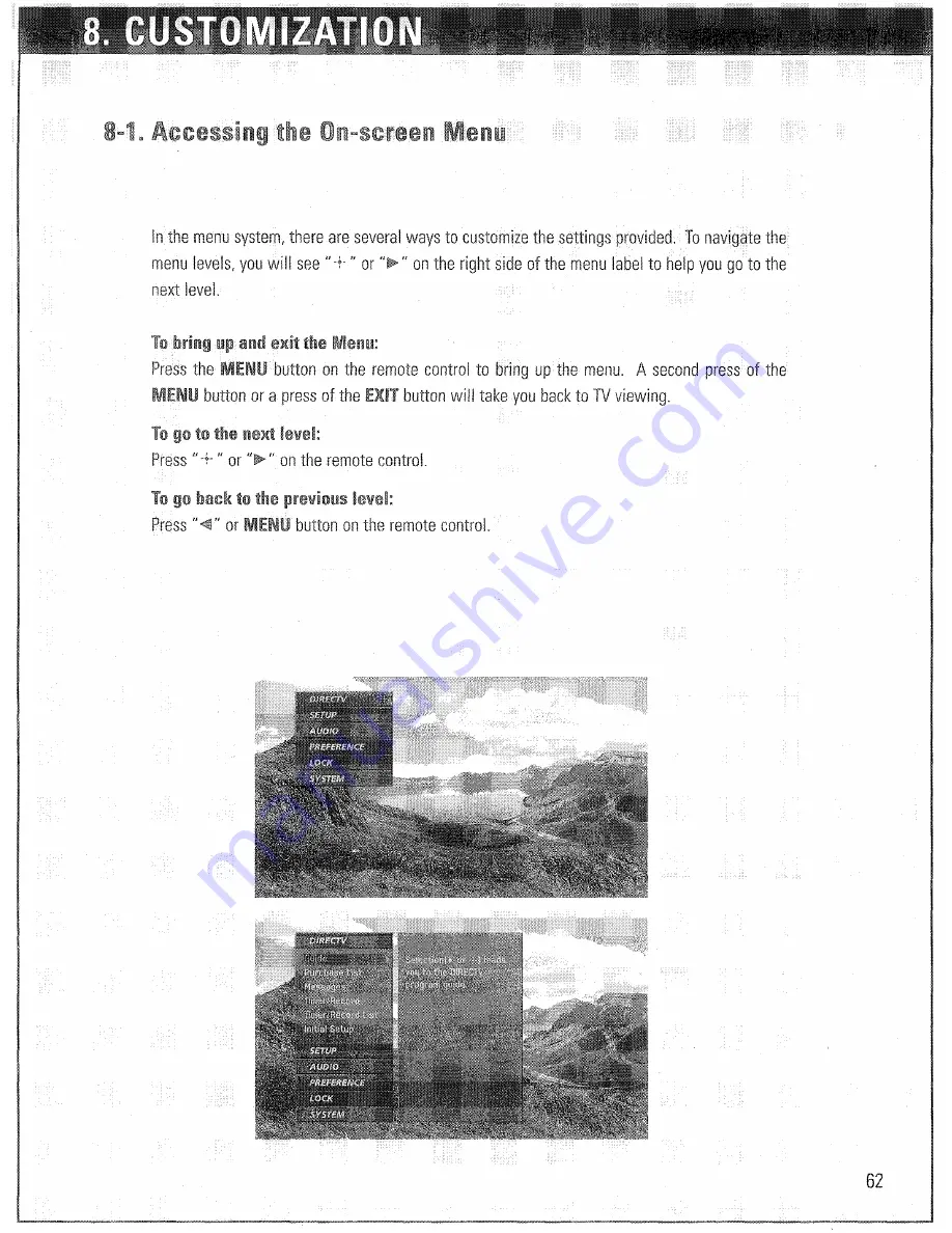 Sony SAT-HD300 - High Definition Satellite Receiver Operating Instructions Manual Download Page 63