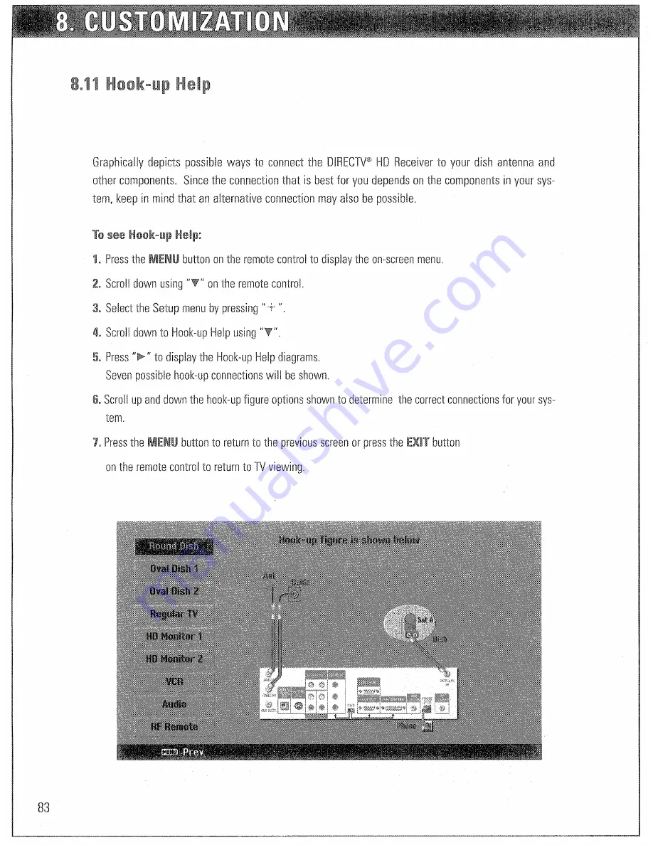 Sony SAT-HD300 - High Definition Satellite Receiver Operating Instructions Manual Download Page 84