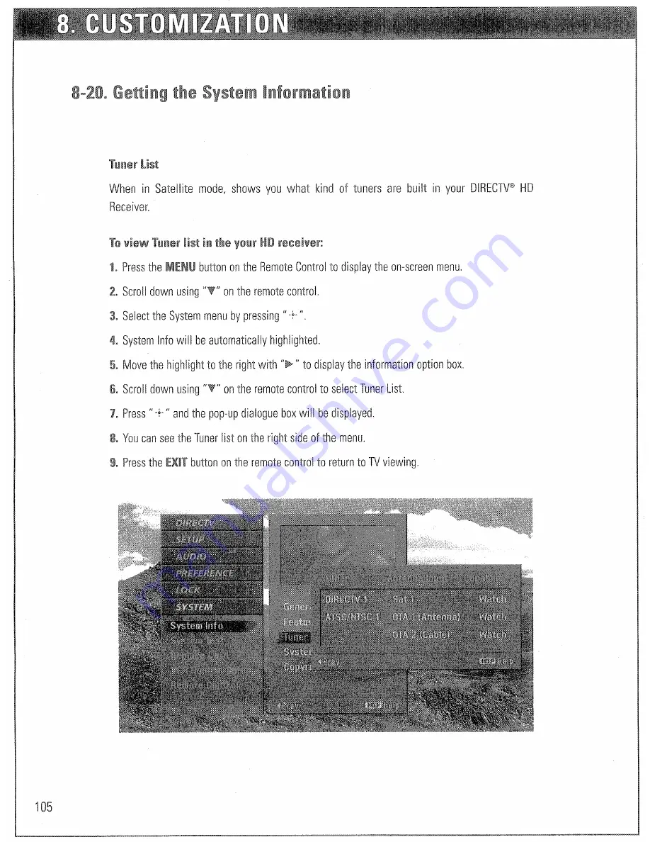 Sony SAT-HD300 - High Definition Satellite Receiver Operating Instructions Manual Download Page 106