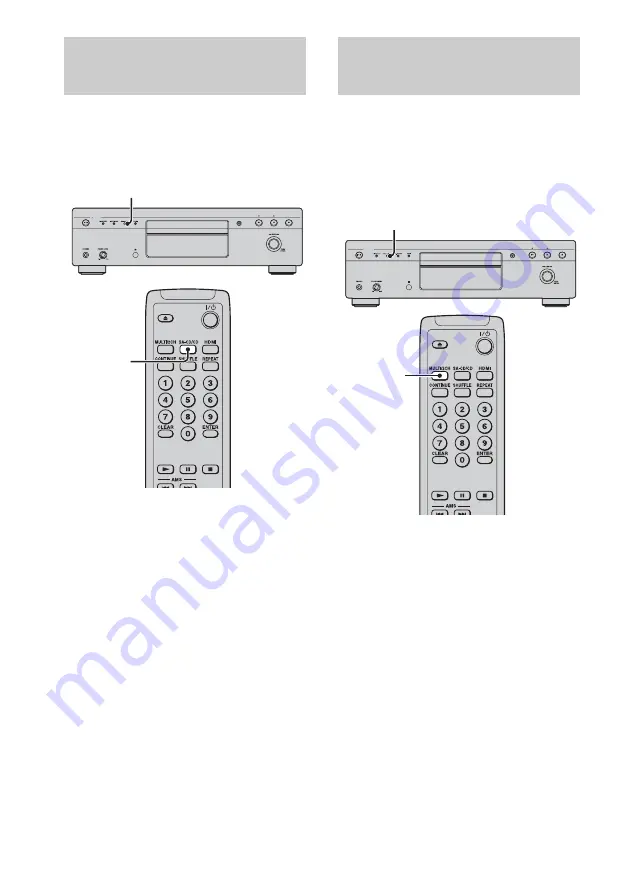 Sony SCD-XA5400ES - Es Super Audio Cd Player Operating Instructions Manual Download Page 24