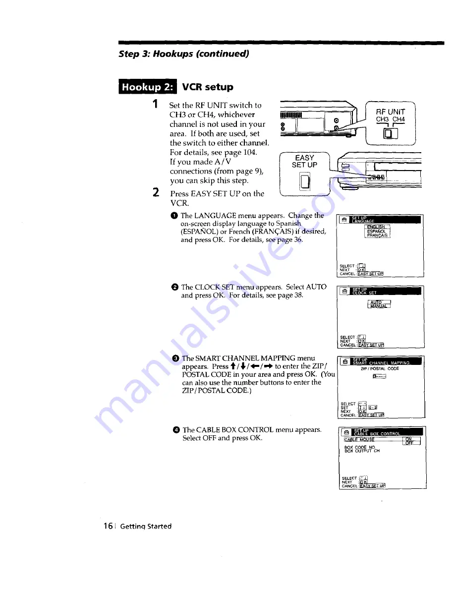 Sony SLV-792HF Скачать руководство пользователя страница 16