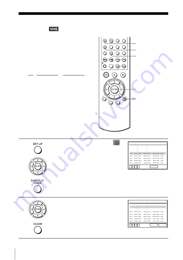 Sony SLV-D261P - Dvd/vhs Combo Operating Instructions Manual Download Page 46