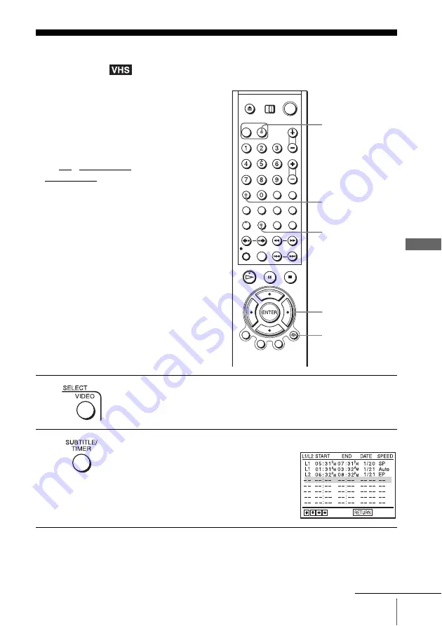 Sony SLV-D281P Operating Instructions Manual Download Page 41