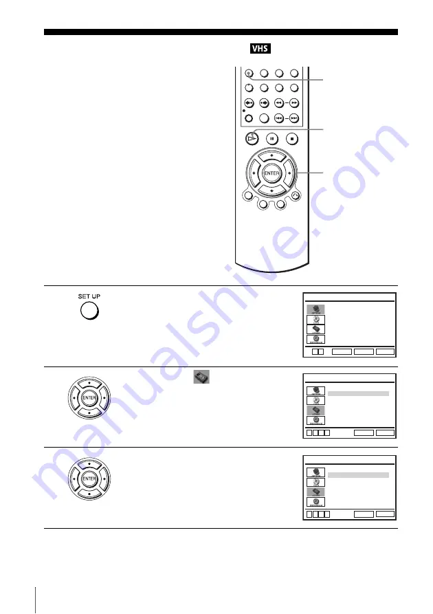 Sony SLV-D350P Operating Instructions (SLVD350P DVD-VCR) Скачать руководство пользователя страница 105