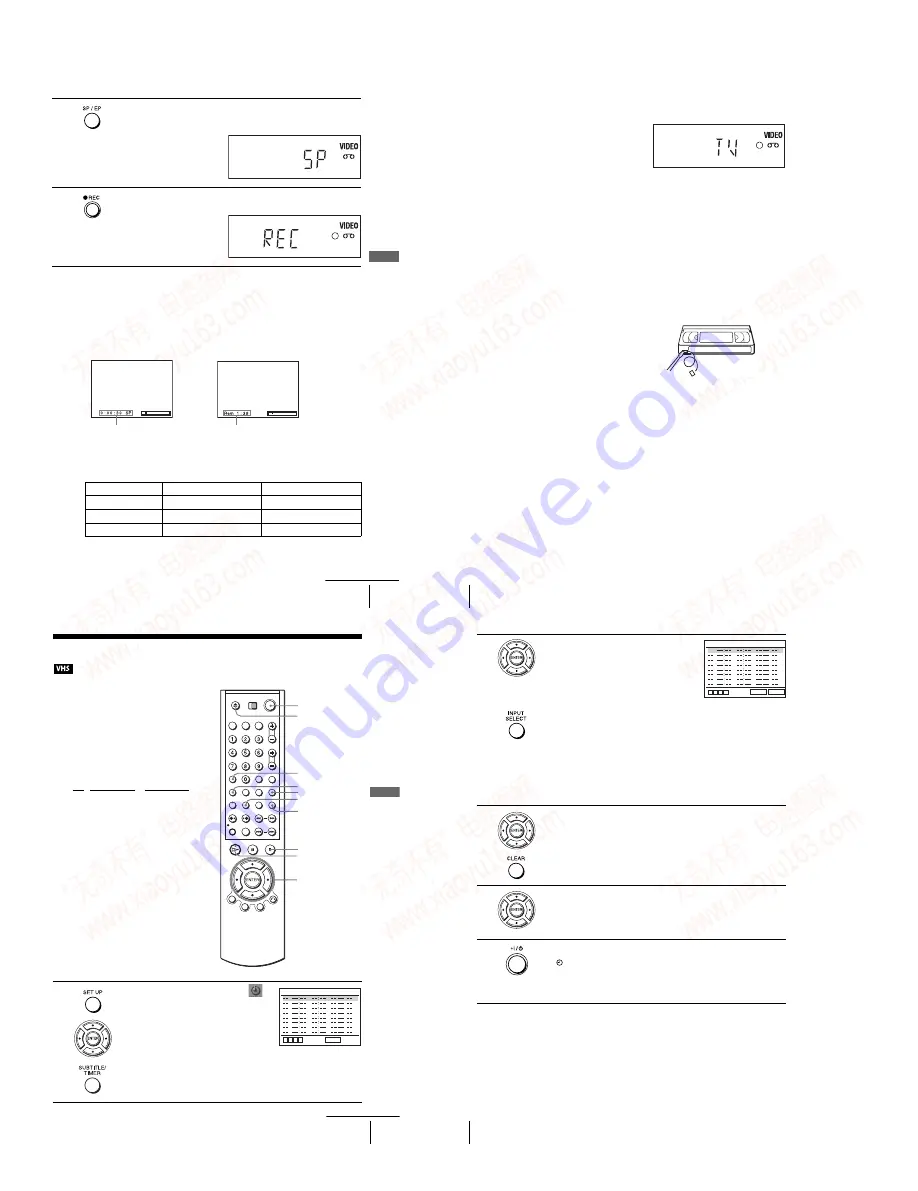 Sony SLV-D350P Operating Instructions (SLVD350P DVD-VCR) Скачать руководство пользователя страница 20