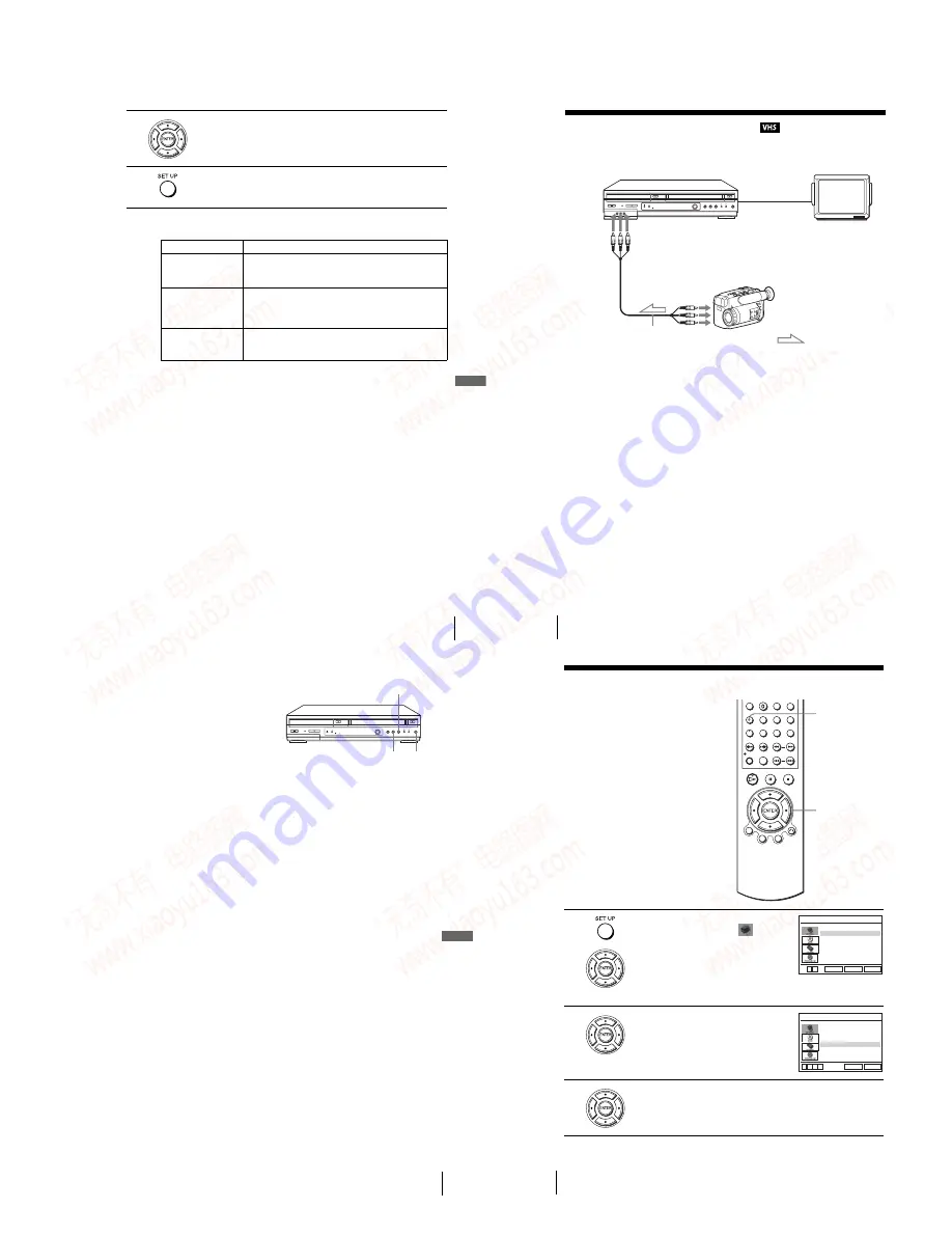 Sony SLV-D350P Operating Instructions (SLVD350P DVD-VCR) Скачать руководство пользователя страница 35