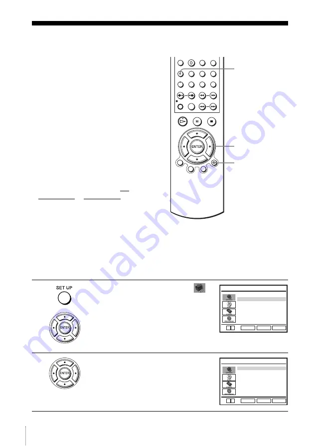 Sony SLV-D360P Operating Instructions (For SLV-D360P DVD Player) Скачать руководство пользователя страница 22