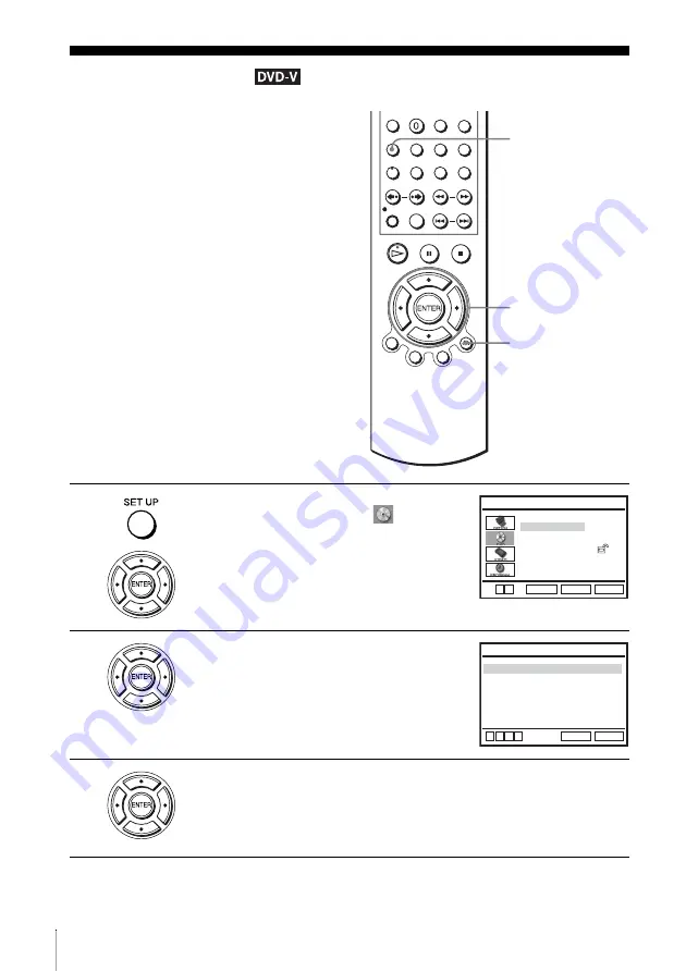 Sony SLV-D360P Operating Instructions (For SLV-D360P DVD Player) Скачать руководство пользователя страница 68