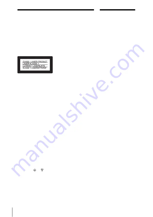 Sony SLV-D930 GI Operating Instructions Manual Download Page 2