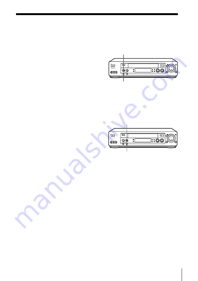 Sony SLV-ED100ME Operating Instructions Manual Download Page 73