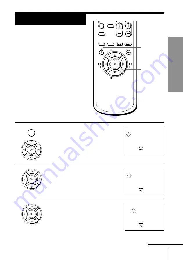 Sony SLV-ED55PS Operating Instructions Manual Download Page 17