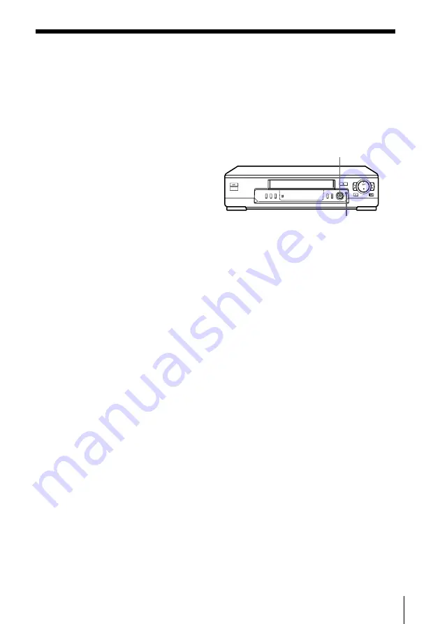 Sony SLV-ED55PS Operating Instructions Manual Download Page 41