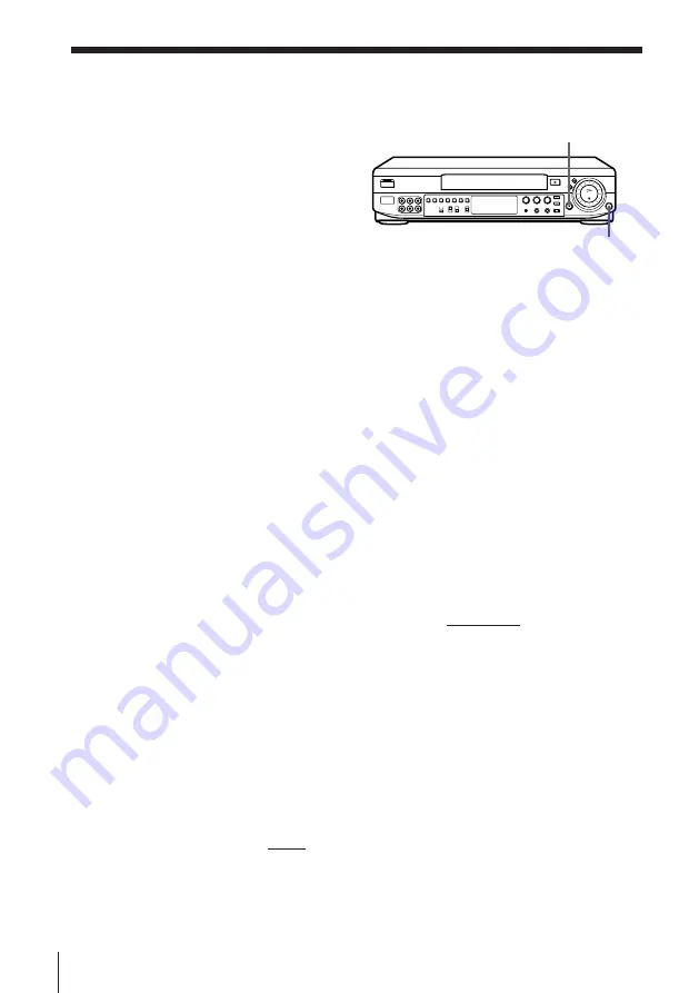 Sony SLV-KH7PL Operating Instructions Manual Download Page 36