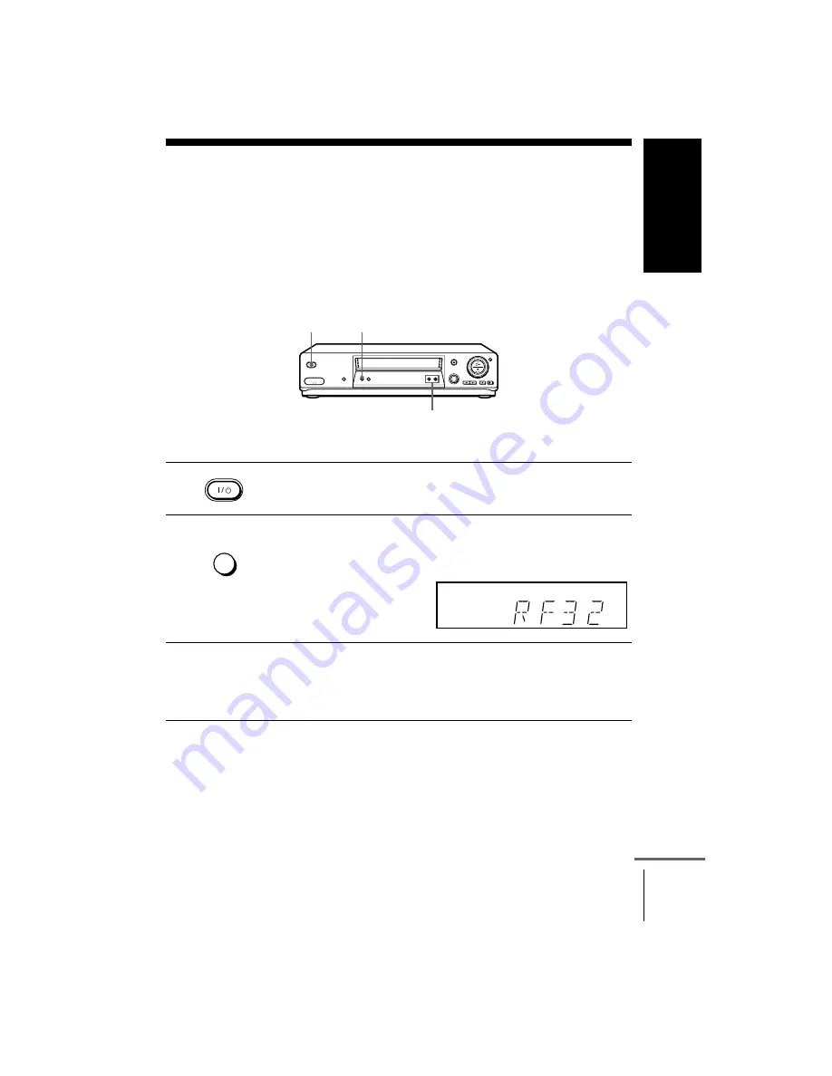 Sony SLV-SE610A Operating Instructions Manual Download Page 19