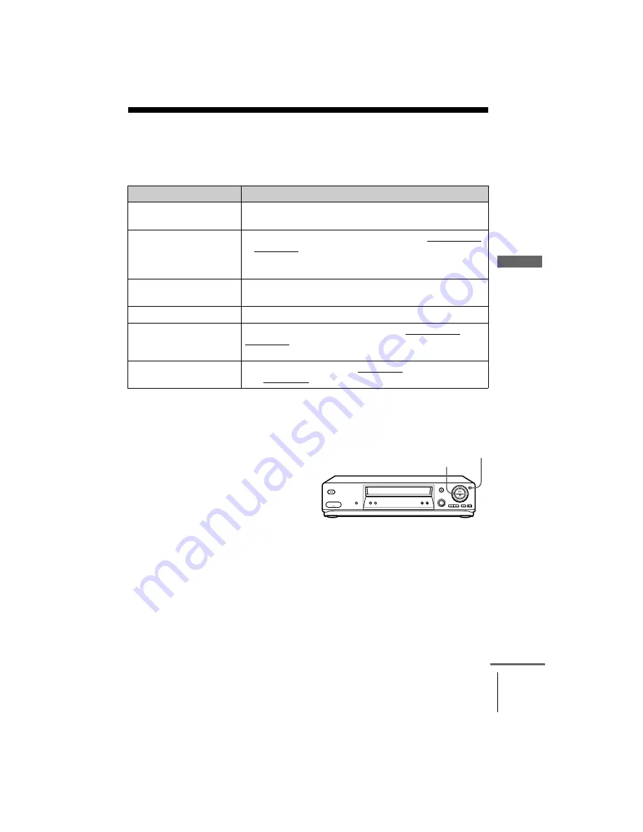 Sony SLV-SE610A Operating Instructions Manual Download Page 61