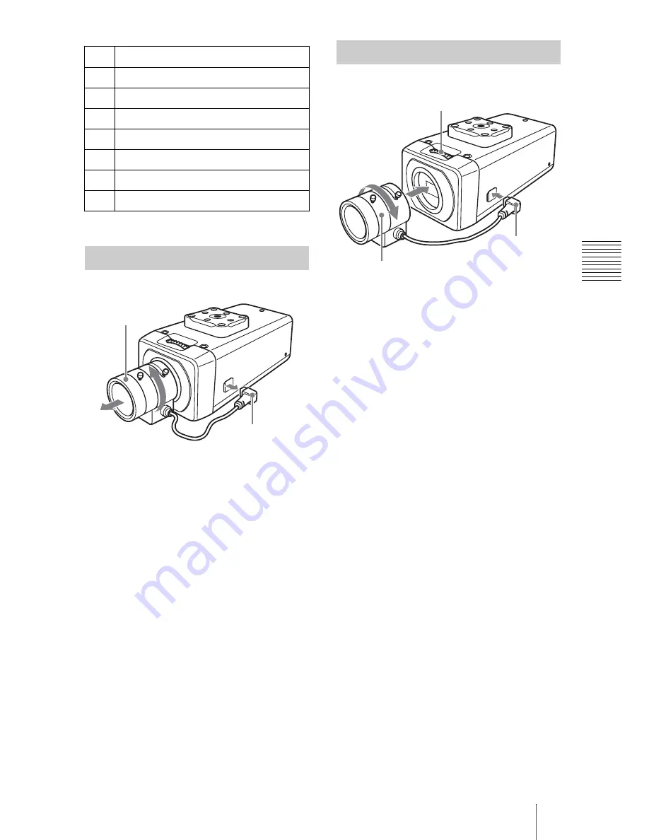 Sony SNC-CS3N Installation Manual Download Page 73