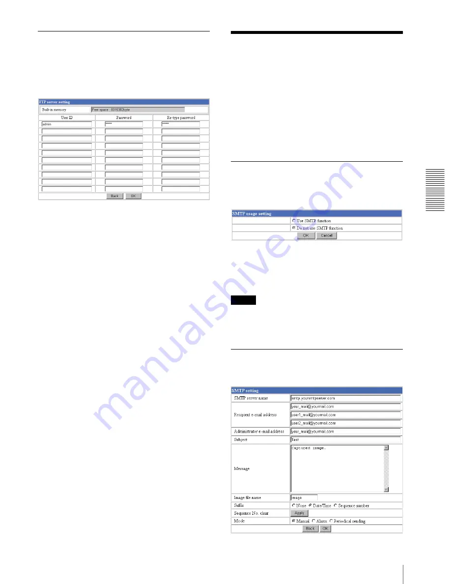 Sony SNC-CS3N User Manual Download Page 31