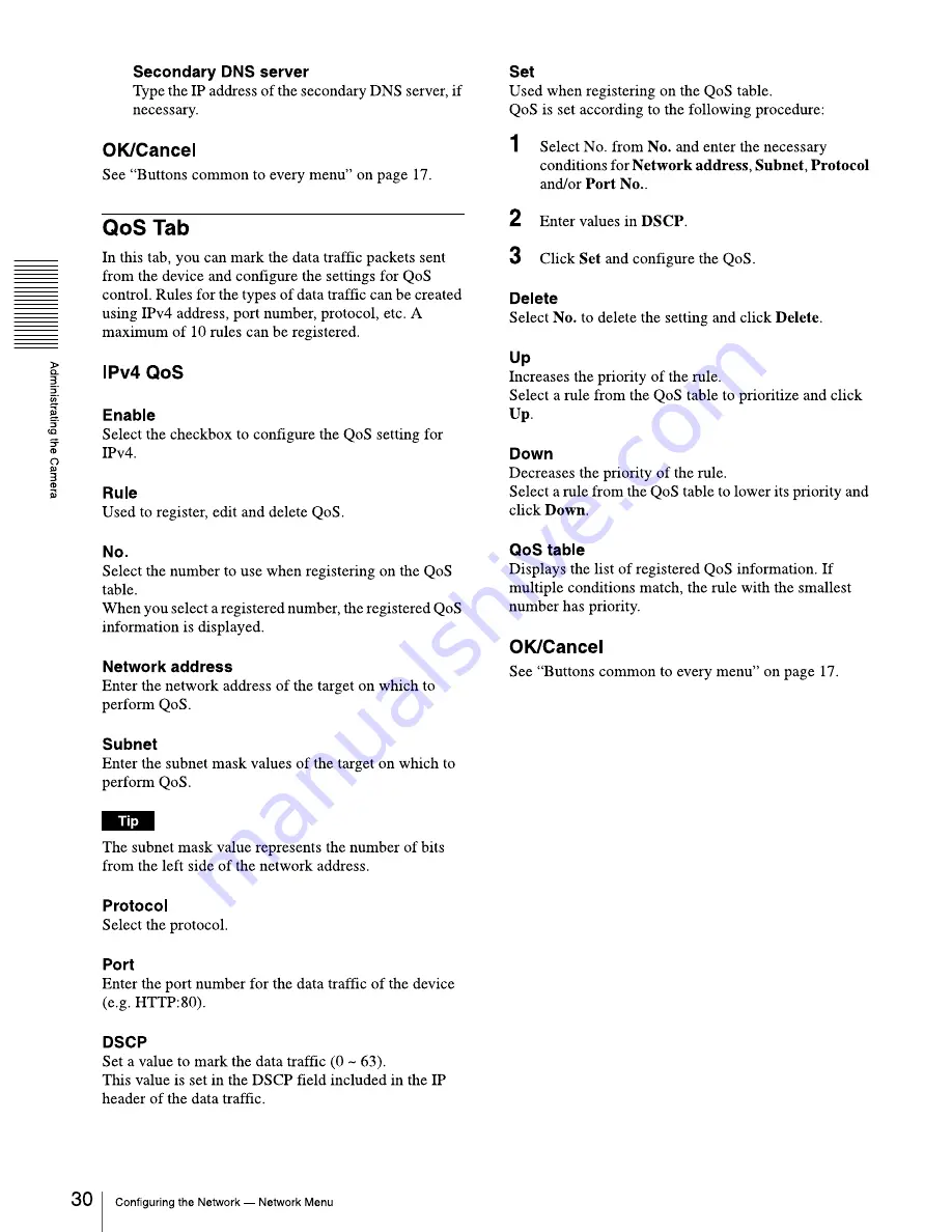 Sony SNC-EM601 User Manual Download Page 30