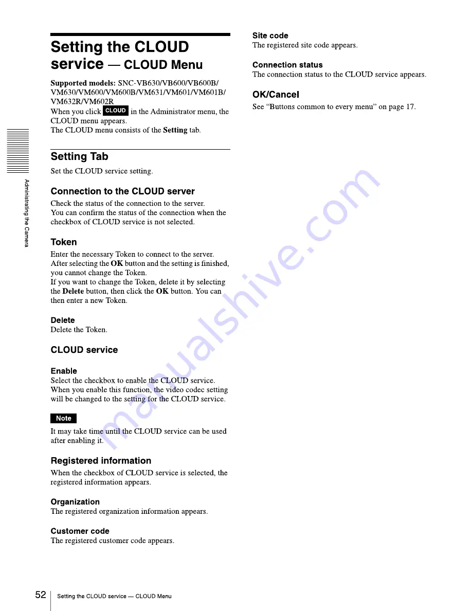 Sony SNC-EM601 User Manual Download Page 52