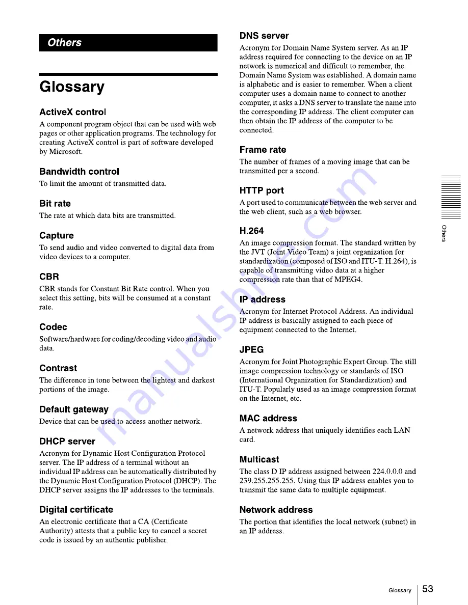 Sony SNC-EM601 User Manual Download Page 53