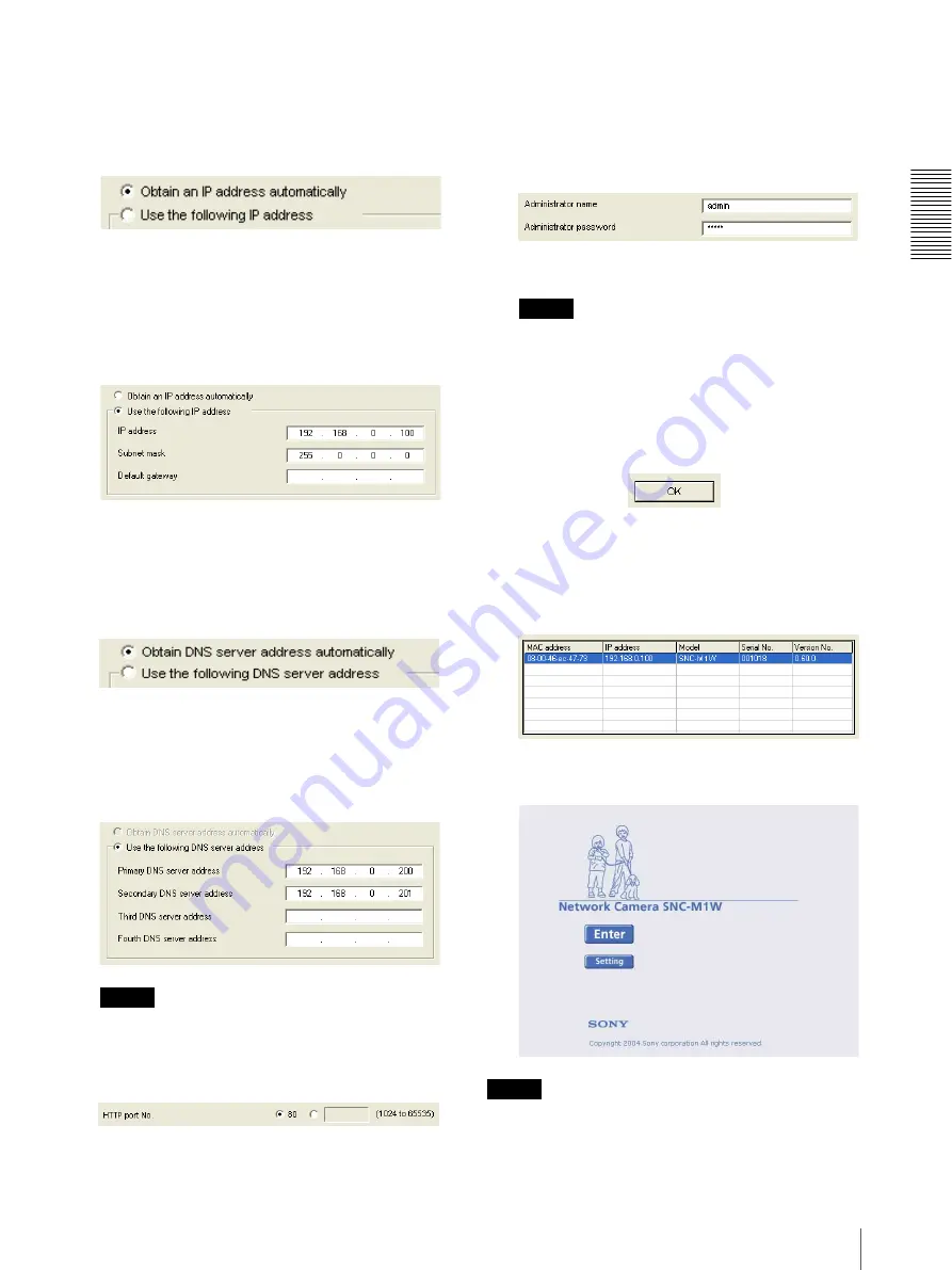 Sony SNC-M1 User Manual Download Page 9