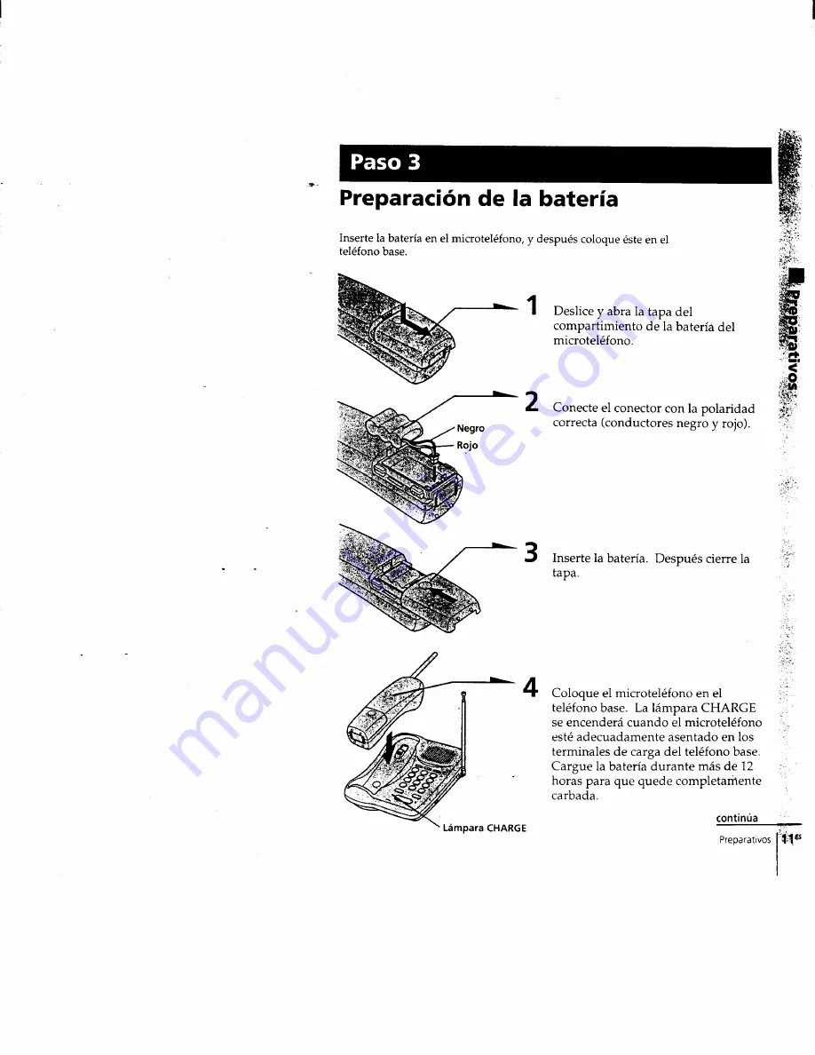 Sony SPP-205 - 43-49 Mhz Cordless Phone Operating Instructions Manual Download Page 42