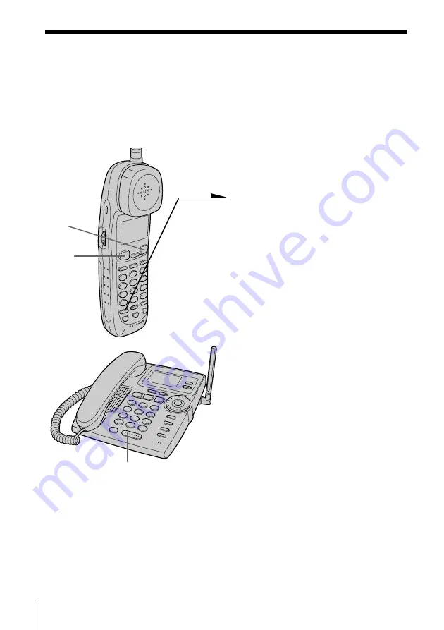 Sony SPP-A2480 - Cordless Telephone With Answering System Operating Instructions Manual Download Page 64