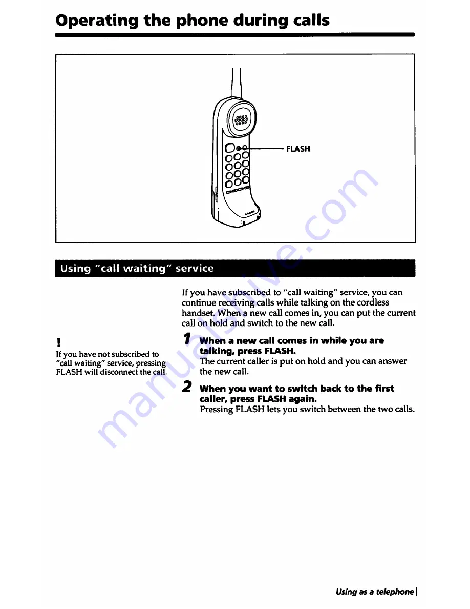 Sony SPP-A250 Primary Operating Instructions Manual Download Page 23