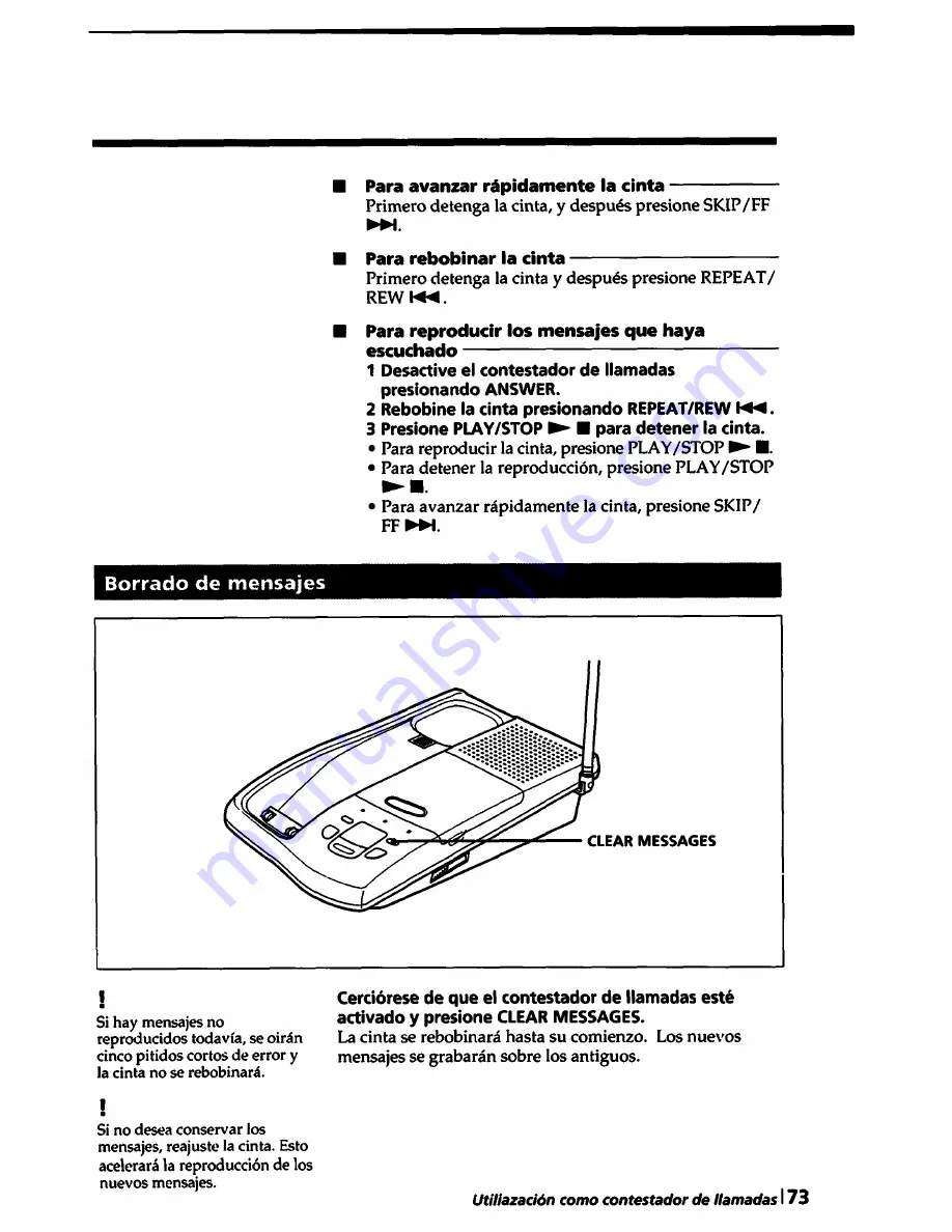 Sony SPP-A250 Primary Скачать руководство пользователя страница 73