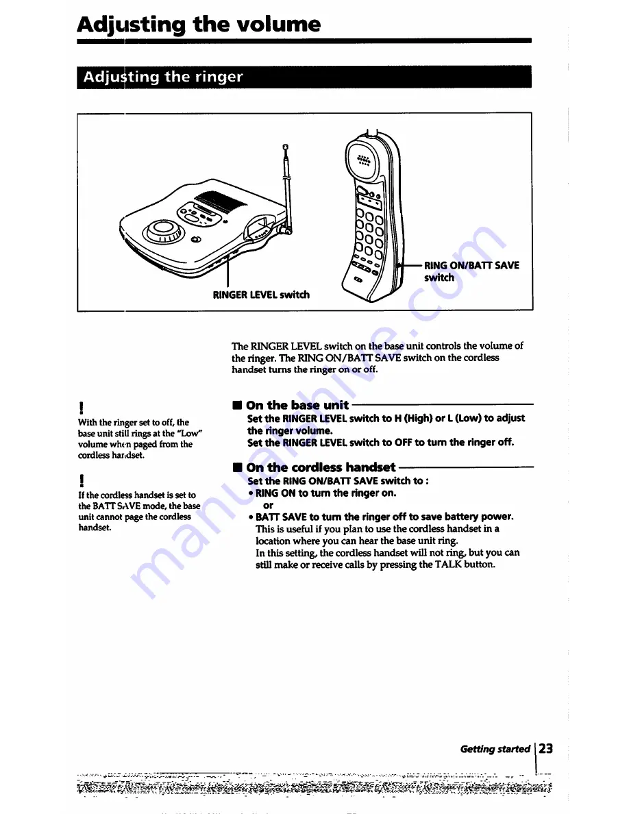 Sony SPP-A5000 Operating Instructions Manual Download Page 23