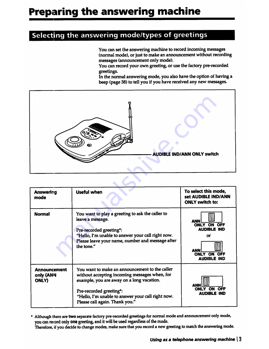 Sony SPP-A5000 Скачать руководство пользователя страница 33