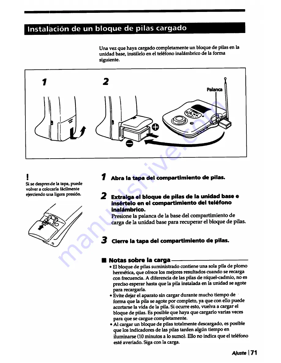 Sony SPP-A5000 Operating Instructions Manual Download Page 71