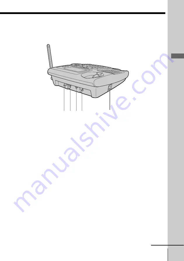 Sony SPP-A9276 - Cordless Telephone With Answering Machine Operating Instructions Manual Download Page 25