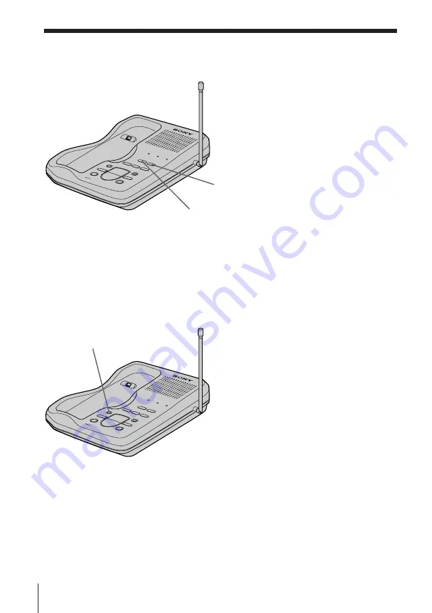 Sony SPP-A940 - 900 Mhz Cordless Telephone Operating Instructions Manual Download Page 65