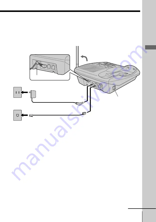 Sony SPP-A972 - Cordless Telephone With Answering System Operating Instructions Manual Download Page 11